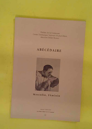 Abécédaire masculin - abécédaire,