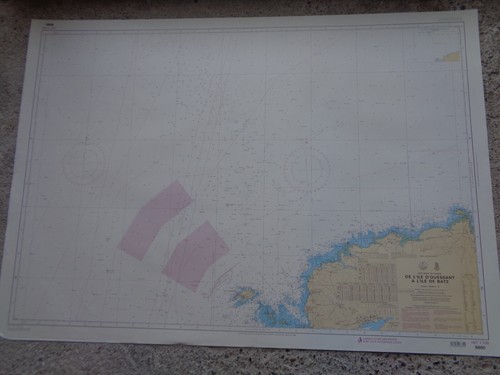 Carte marine shom de l - ,