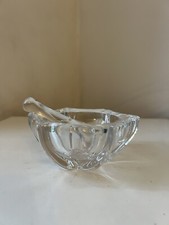 Cendrier vide poche coupelle cristal Daum France avec pilon Vintage