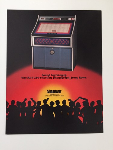 Rowe 160 phonograph jukebox - rowe,