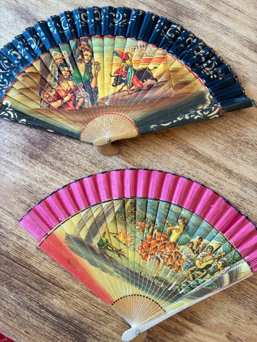 Lot éventails vintage - 2,