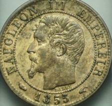 NAPOLEON III - Un Centime 1855