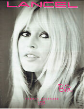 Publicité Advertising 088  2010   Lancel  maroquinerie Brigitte Bardot