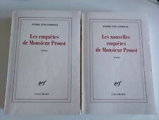 Marcel PROUST - Les enquêtes de Monsieur Proust T1 et T2  Pierre Yves Leprince