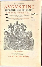 Saint Augustin, D. AURELII