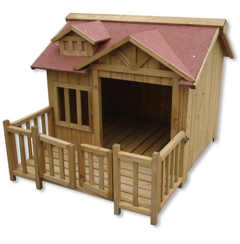 Niche pour chien luxe - pour, bois