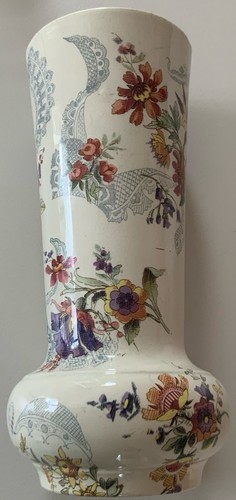 Vase sarreguemines decor - ,