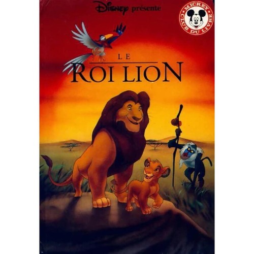 Livre roi lion disney - le,