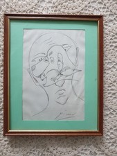 dessin crayon cubiste hybride