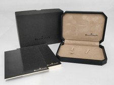 VINTAGE AUTHENTIQUE BLANCPAIN boîtier de montre bois livret noir 251107004eA