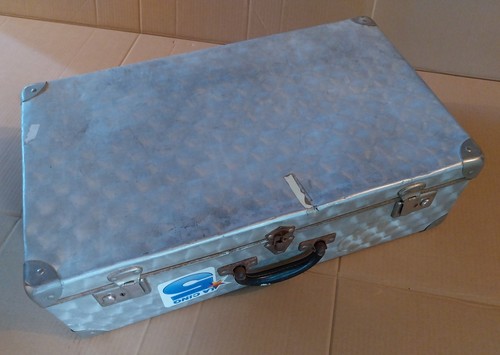 Ancienne valise métal estor - métal,