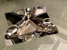 Cendrier Design Metal Chromé 1980’