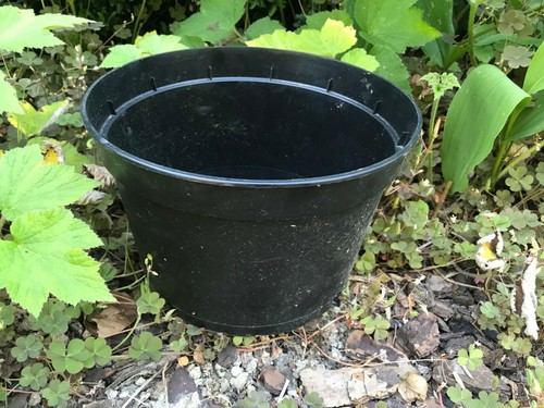 Pot plastique pour plante lot - plastique,