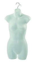 Givré Adulte Femelle Corps Forme Suspendu Mannequin de Présentation
