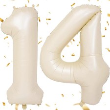 Ballon en forme de chiffre 14