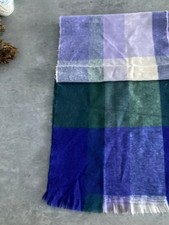 écharpe lainage à carreaux