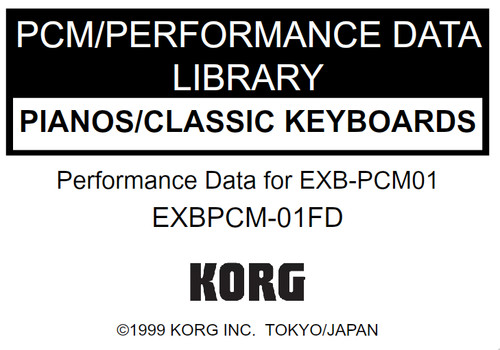 Korg exb pcm01 - exb-pcm01, pianos/classic