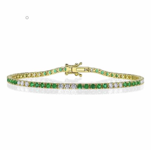 Diamants émeraude tennis - et,