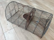 Ancienne souriciere, nasse à rat piège à souris fil de fer bon état, fonctionnel