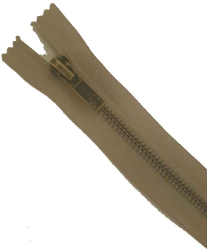 Slik zip beige dents - beige,,