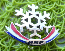 BROCHE SKI FLOCON / ESF CLUB 0