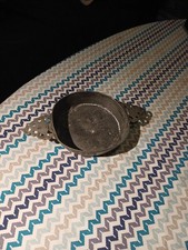 Belle Ancienne Ecuelle Bol A Oreilles En Etain