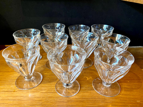 Verres eau cristal - 1o,