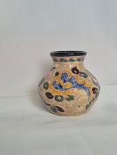 A.Maunier Vallauris , rare vase en ceramique signé