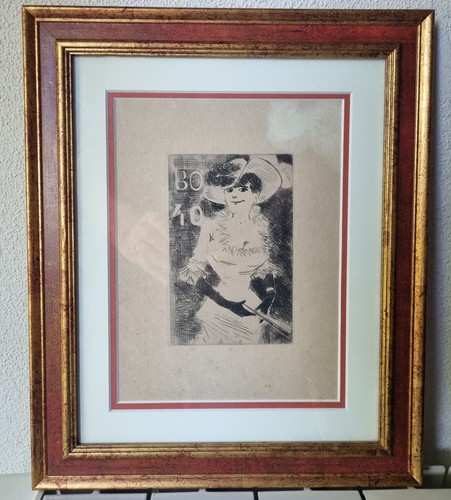 Gravure originale jean - gravure, de