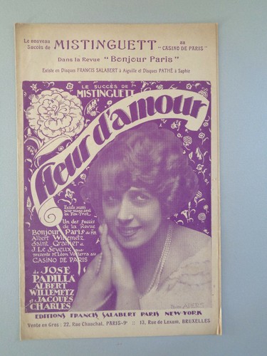 Fleur amour mistinguett - fleur,