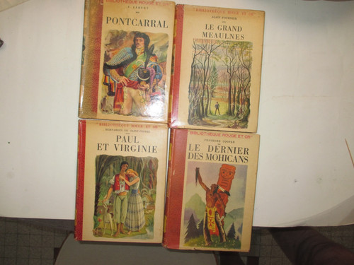 Bibliothéque rouge or - 4,