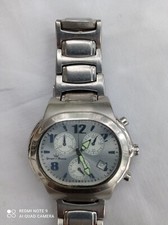 Montre homme chronographe Yonger & Bresson argenté forme ovale 