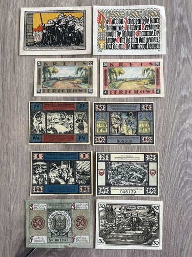 Lot billets allemand - lot, de