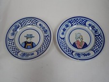 Ancienne paire d'assiettes en