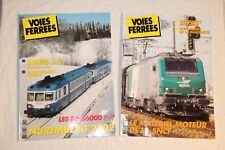 VOIES FERRÉES n°130+131 BB66000 SNCF 2CC23402 X2800 SUISSE MOB AULNOYE MARTIGUES