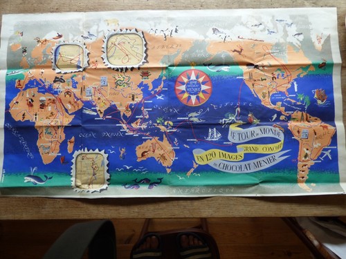 Affiche planisphere album - planisphere,