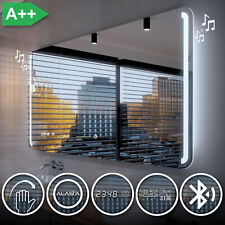 Miroir Salle De Bain Lumineux LED OSLO | INTERRUPTEUR | METEO | BLUETOOTH GH4