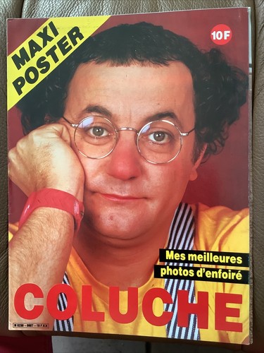 Maxi poster coluche - poster,