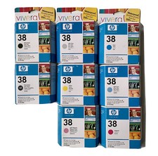 Original Encre HP Photosmart Pro B9180 B8850 / Nr. 38 C9412A -C9419A Cartouches