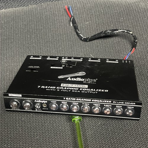 Car audio equalizer audiopipe - audio,
