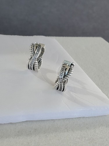 Anneaux tresser en argent - u,