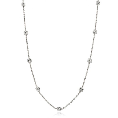 Collier chaîne argent - en,