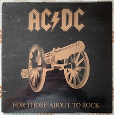 AC/DC - For Those About To Rock - VINYLE - 1981 - Atlantic S 90.471 - Spain