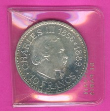 MONACO ESSAI 10 FRANCS ARGENT