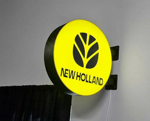 Enseigne lumineuse new holland - enseigne,