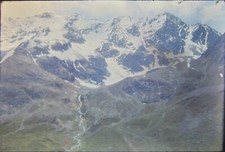 Diapo 6x9 Ektachrome Kodak Vintage Alpes Col Lautaret station botanique 1958