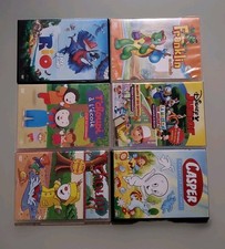 Lot De 6 Dvd Enfants Dessins Animés Dont Disney/Casper/Franklin/Tchoupi Bon État