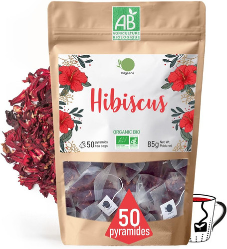 Hibiscus bio sachets de - hibiscus,