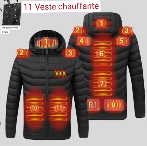 Veste chauffante intellingente - veste,