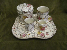 service à fumeur faience gien